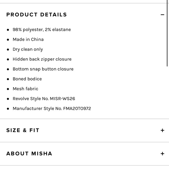 🆕 MISHA Kyanni Bodysuit in Black & Ivory - Picture 6 of 13